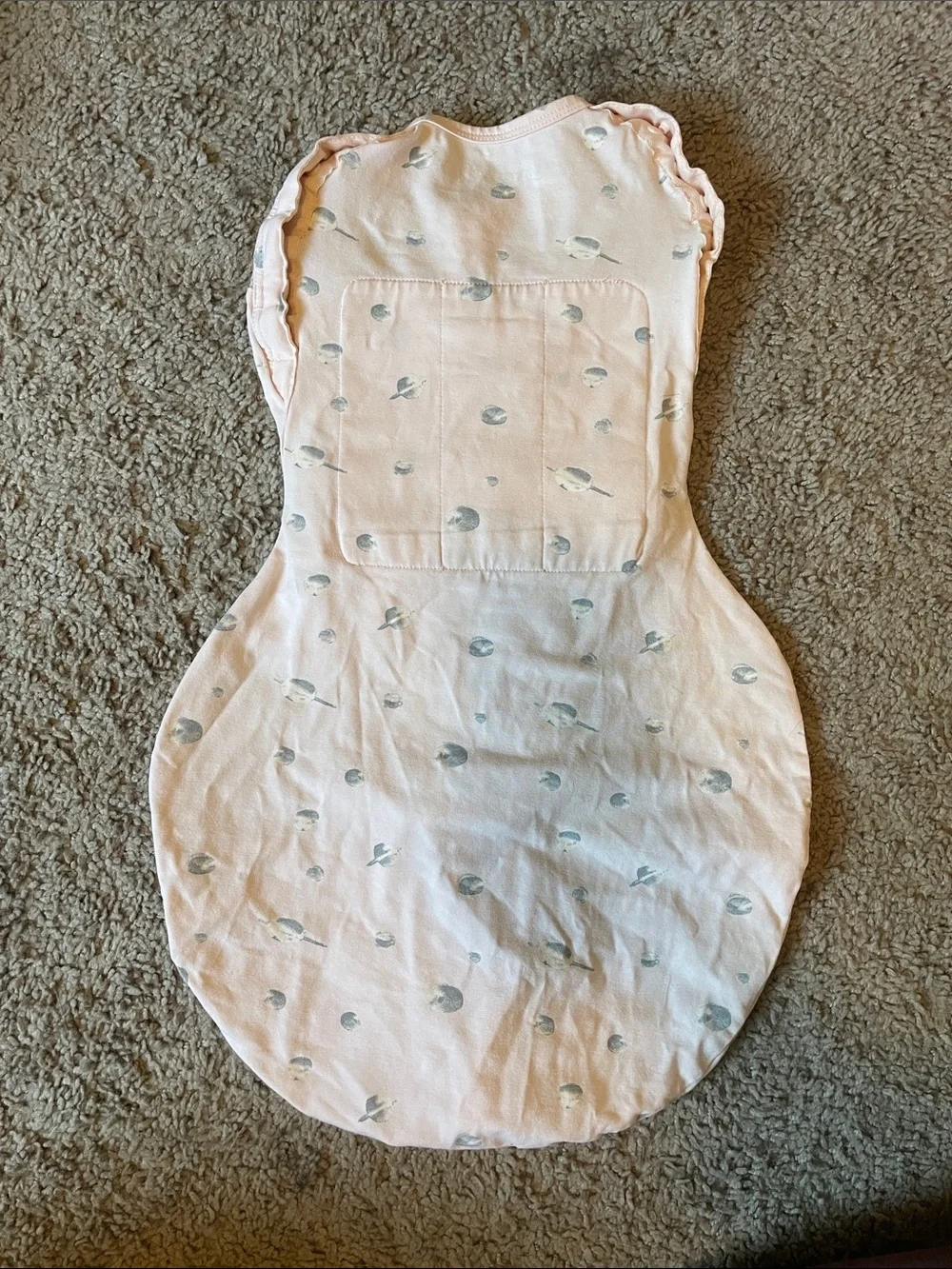 Pink Baby Sleep Sack Swaddle with Front Zipper/ Size Small